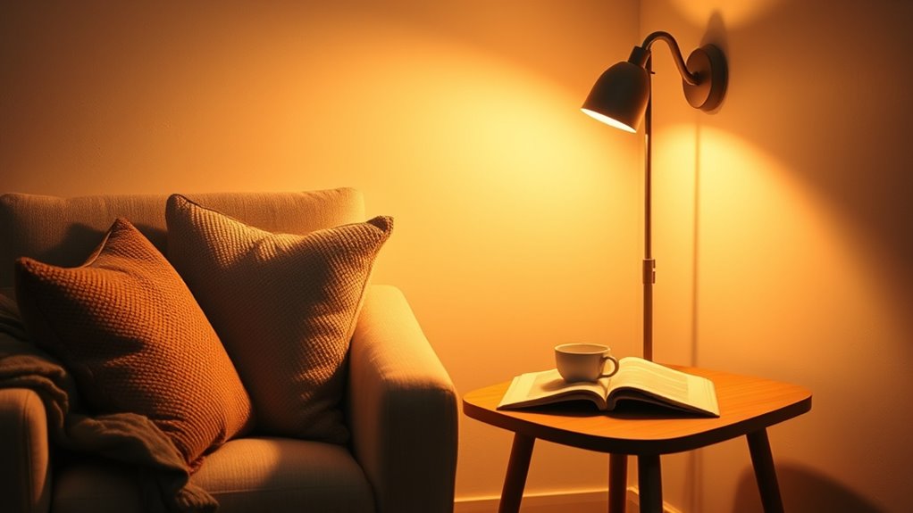 warm light promotes relaxation