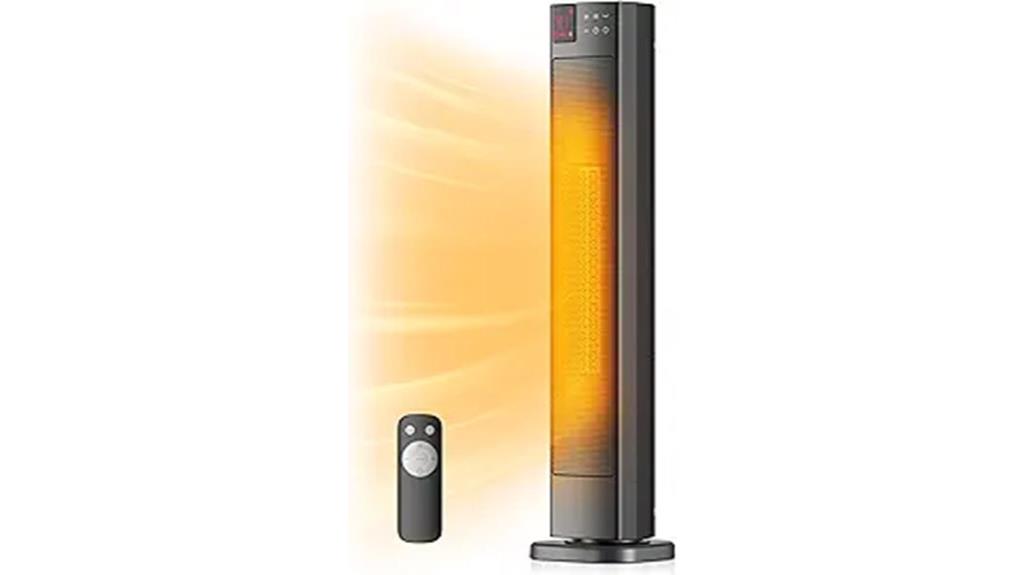 ceramic tower heater remote