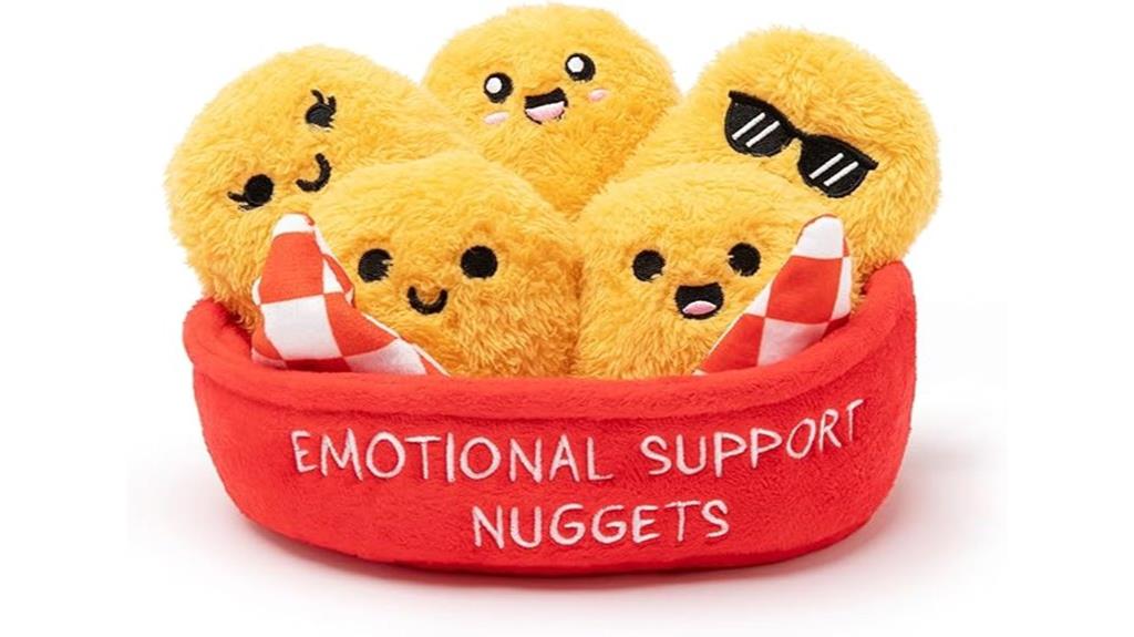 chicken nuggets plush set