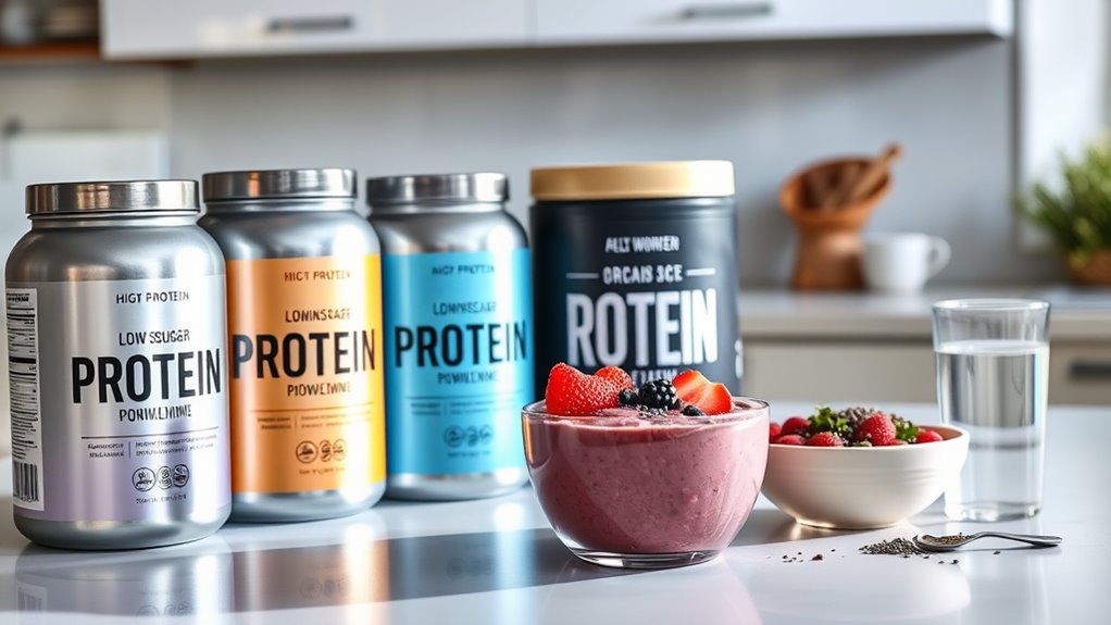 choose high protein low sugar