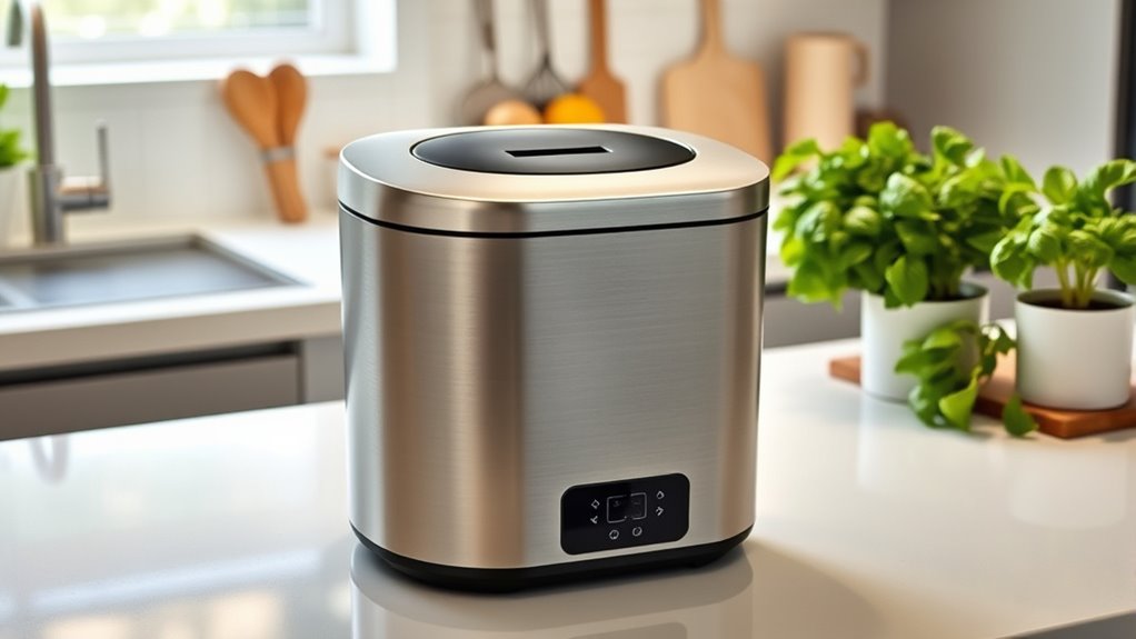 kitchen compost bin features