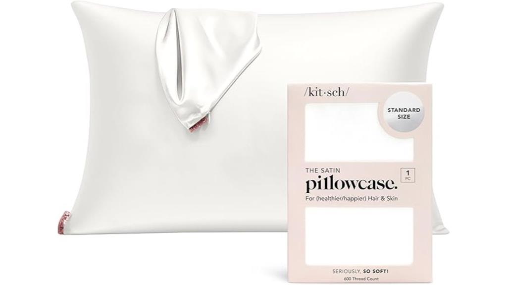 kitsch satin pillowcase standard