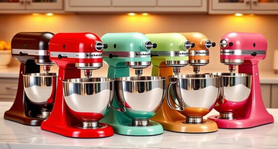 top kitchenaid mixer colors
