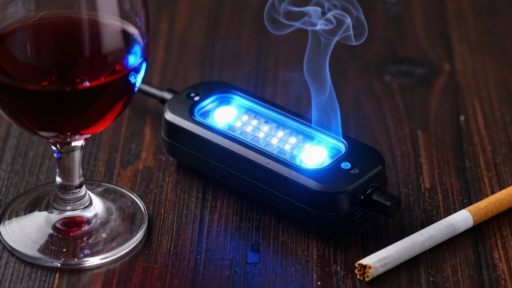 alcohol smoking skin damage