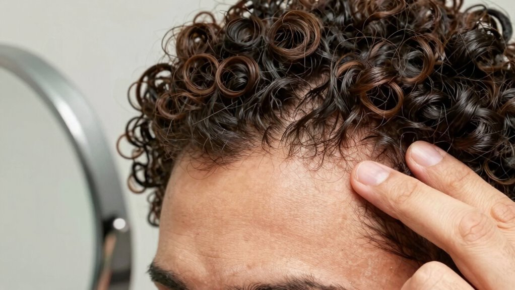 assess hair and scalp