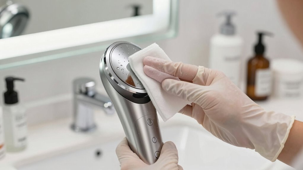 clean tools protect skin
