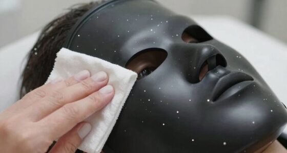 gentle led mask cleaning