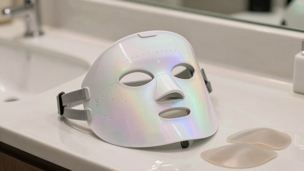 led mask eye precautions