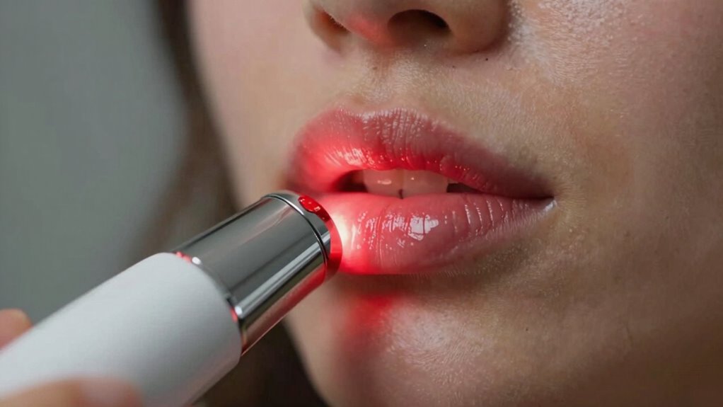 lip led device effectiveness evaluation