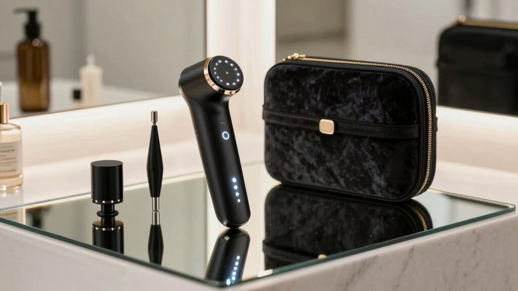 luxury skincare device gift set