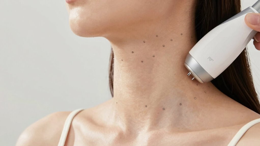 optimized rf neck placement