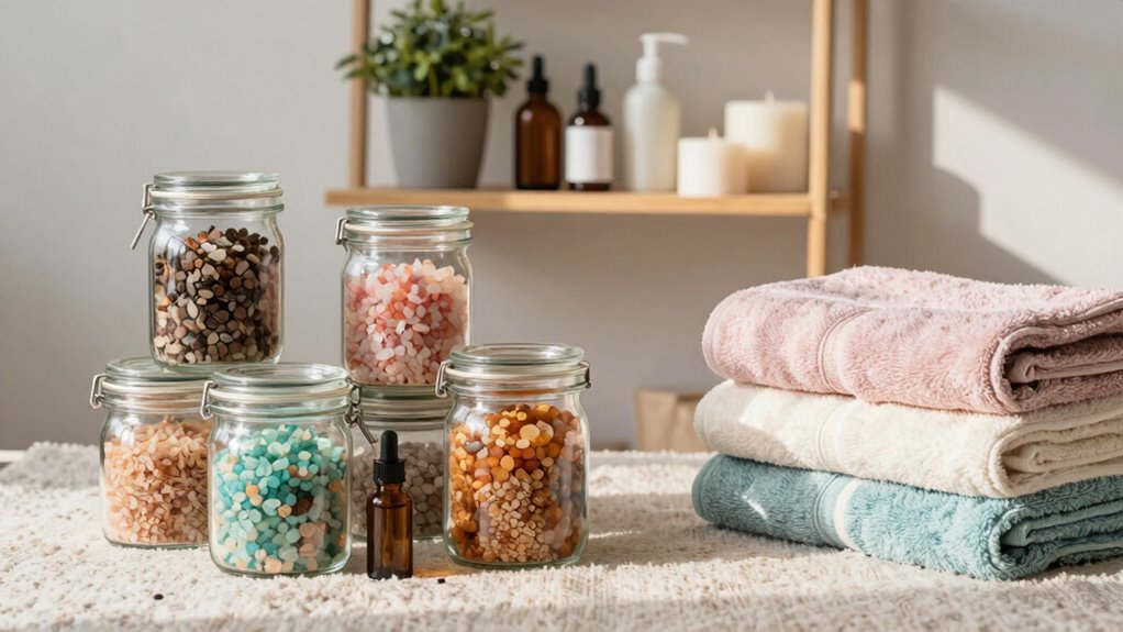 organized spa supplies easily