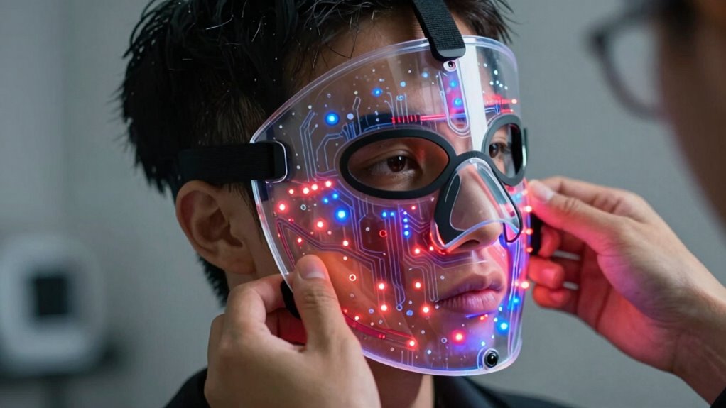 prepare safely for led therapy