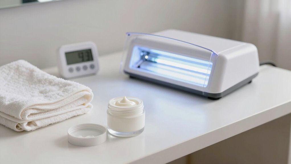 prepare skin environment safely