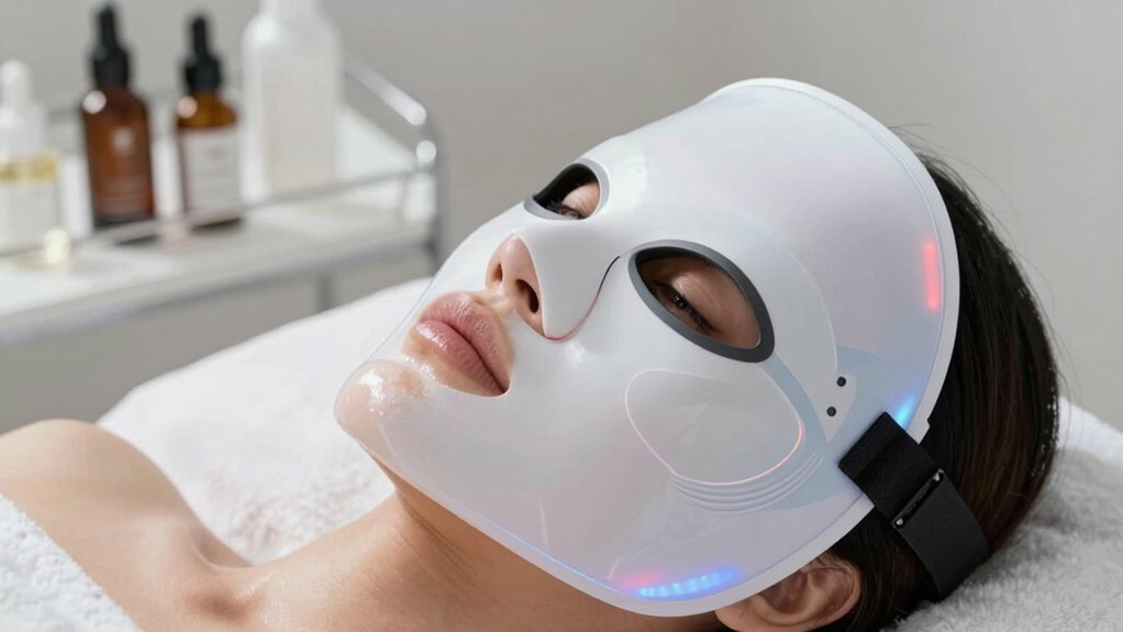 prepare skin for led