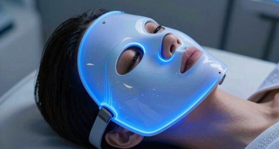 proper blue light mask application