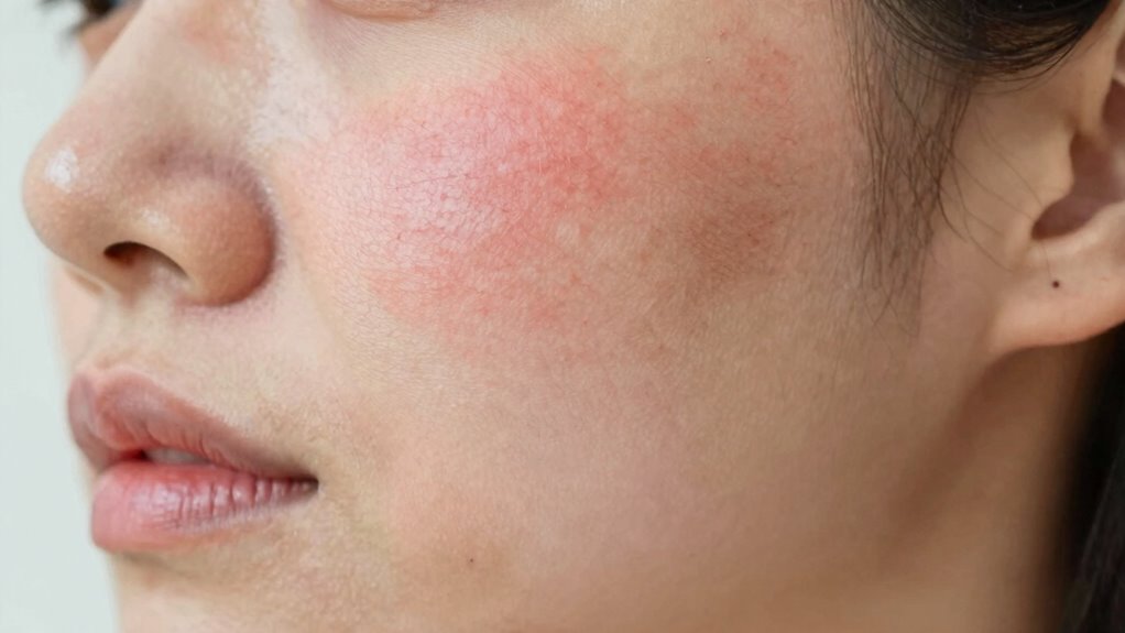 redness and bruising signs