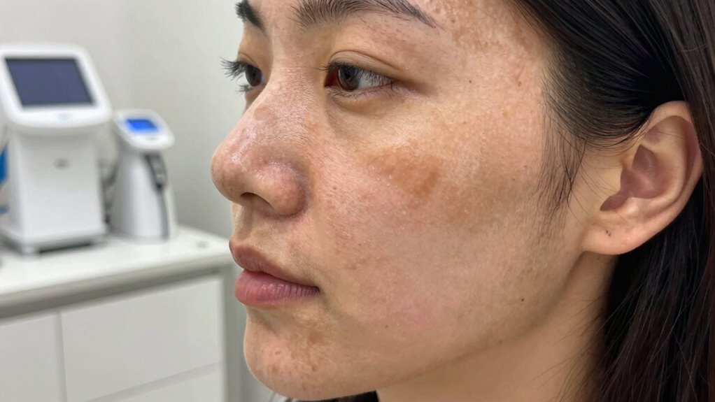 safe melasma light testing