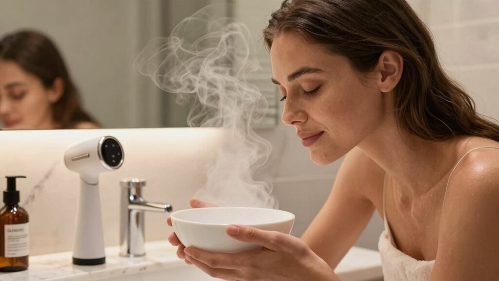 safe steam skincare routine