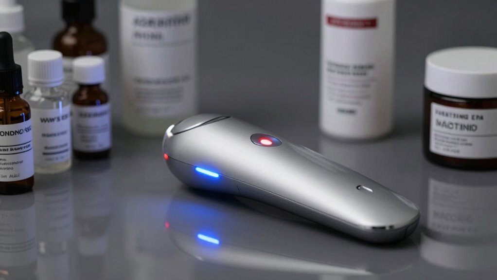 skincare ingredients affect led