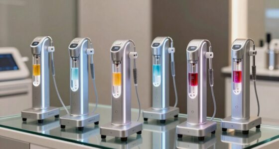 top face serum devices