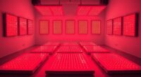 top full body red light panels