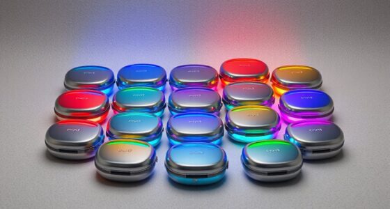 top led face mask cases