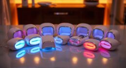 top led facial calming devices