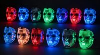 top led masks with heat