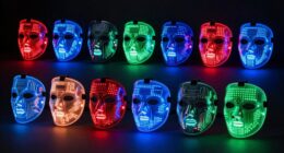 top led masks with heat