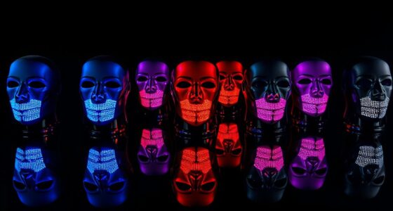 top led neck chest masks