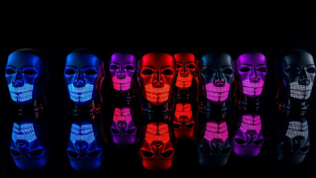 top led neck chest masks