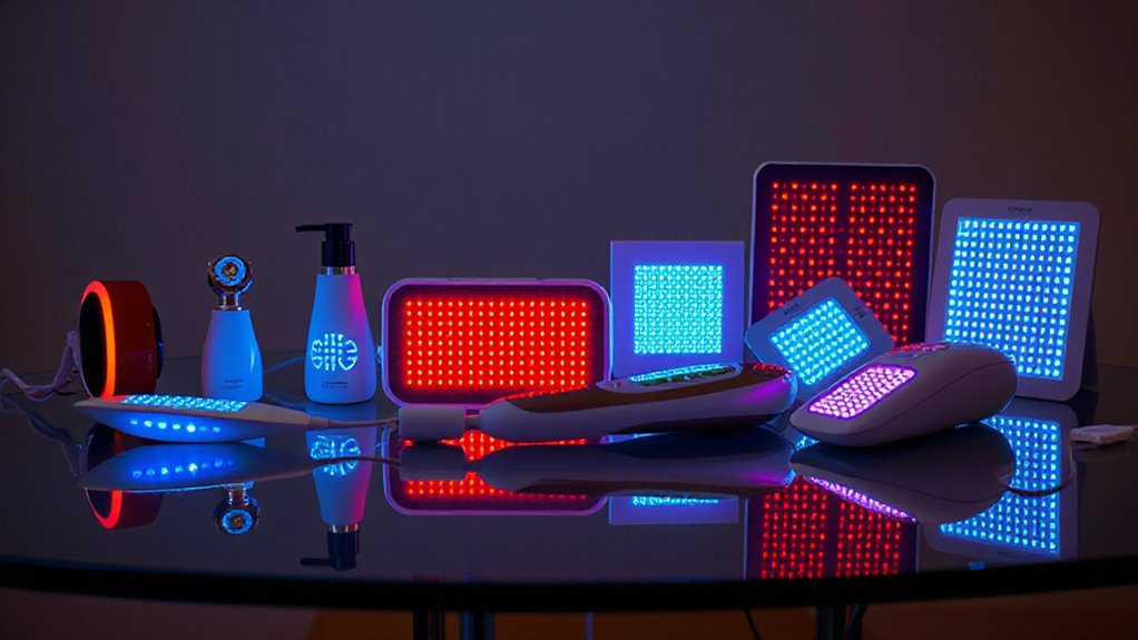 top led skin treatment devices