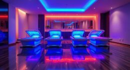 top led therapy beds