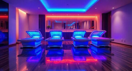 top led therapy beds