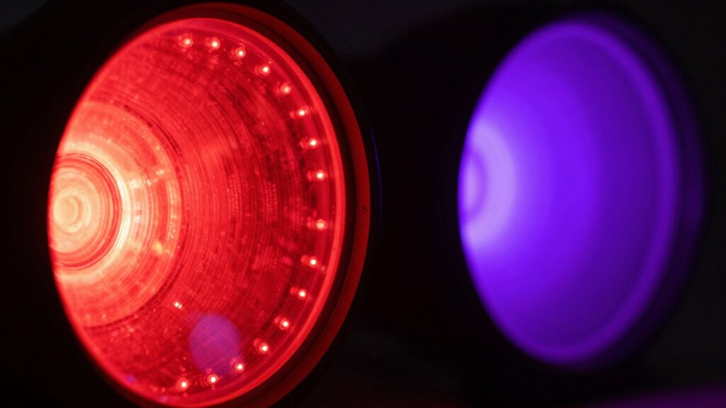 wavelengths target different tissues