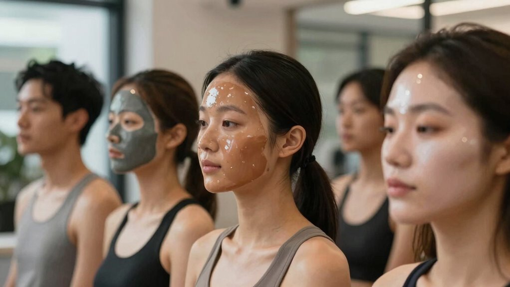 at home calming skincare ritual