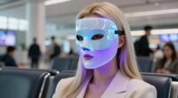 celebrities use led masks