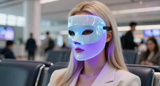 celebrities use led masks