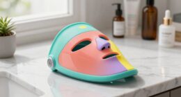 colorful compact facial device