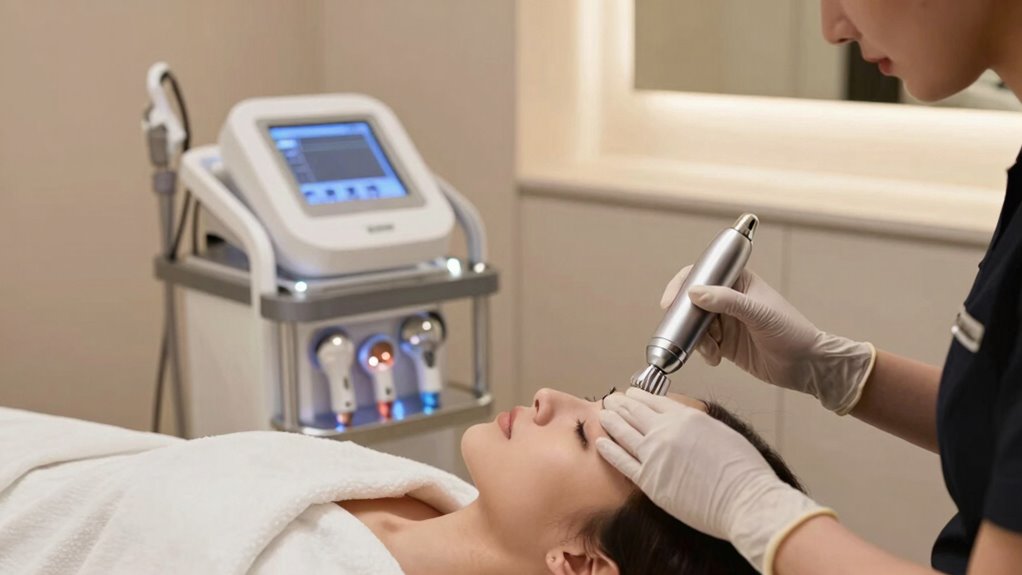 device stacking for radiant skin
