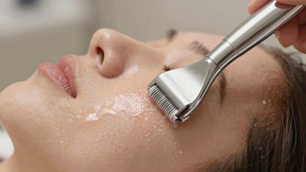 gentle circular scrubbing technique