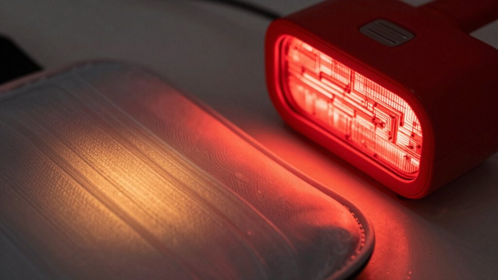 infrared vs red light