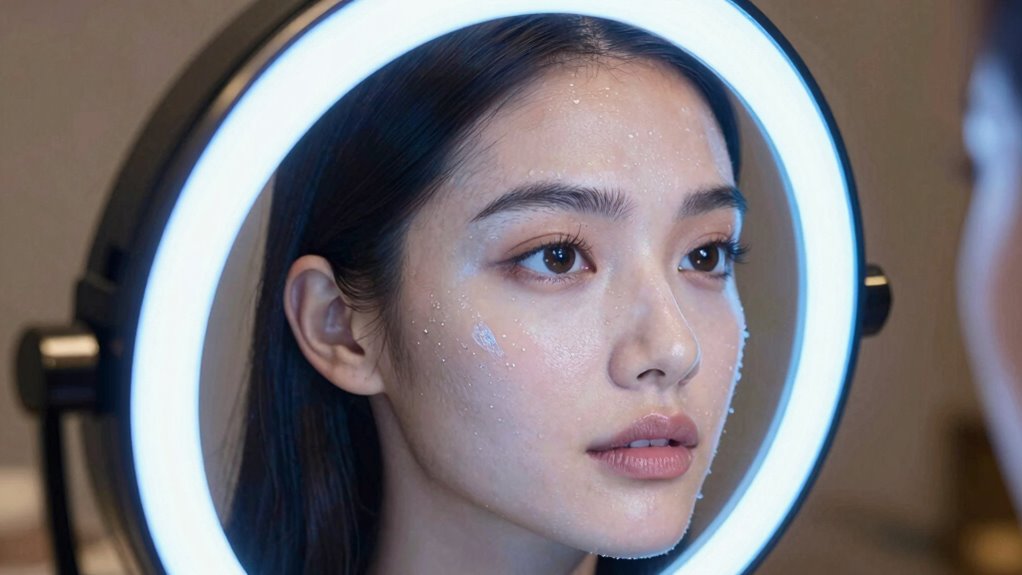 led lighting enhances skin preparation