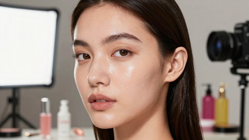 led therapy enhances radiant skin