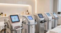 luxury facial machines storage
