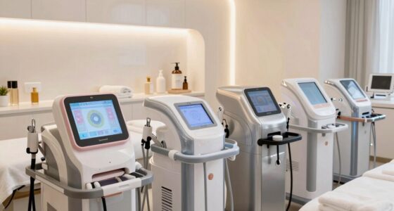 luxury facial machines storage