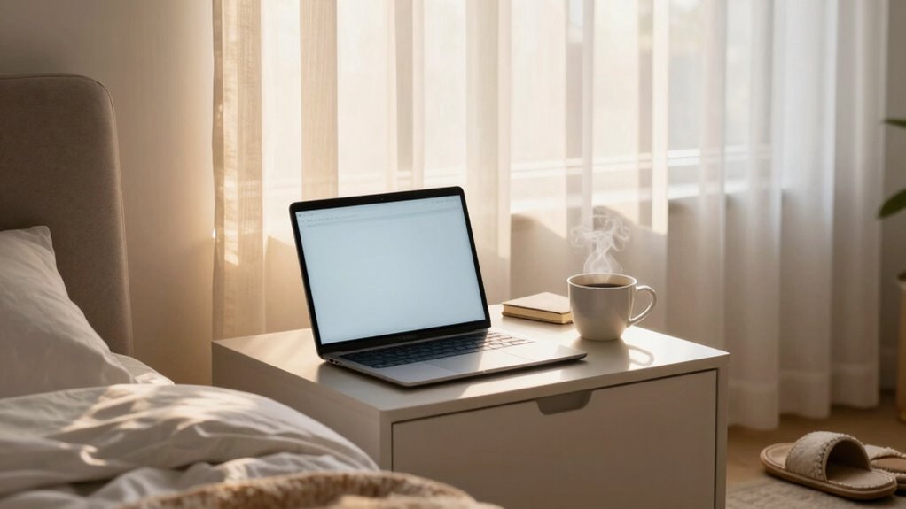 morning device usage schedule