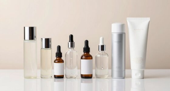 organized skincare layering routine