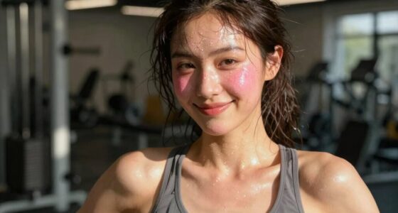 post exercise radiant skin